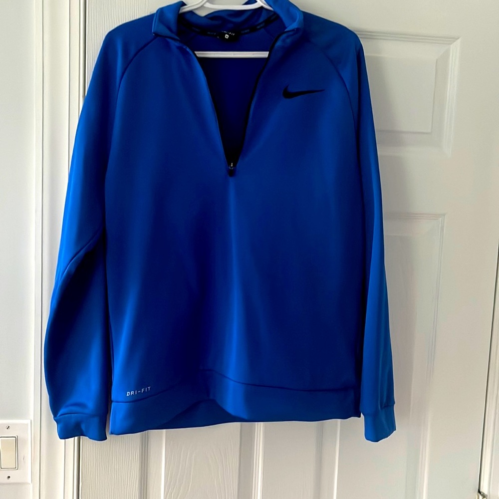 womens nike dry fit half zip up